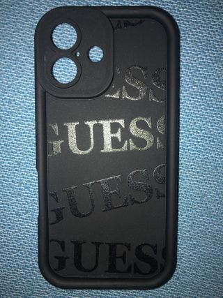 Funda iPhone 16 Guess Negra