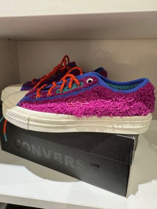 Zapatillas Converse Talla 36 Moradas Naranja