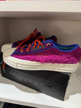 Zapatillas Converse Talla 36 Moradas Naranja