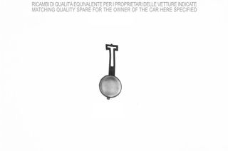 Tapa Gancho Remolque Paragolpes Delantero Imprimado para Citroen C3 2002