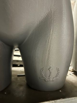 Maniquí Torso Mujer Blanco y Gris