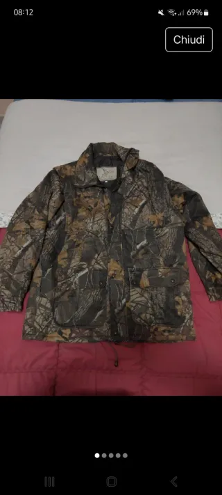 Giacca mimetica uomo