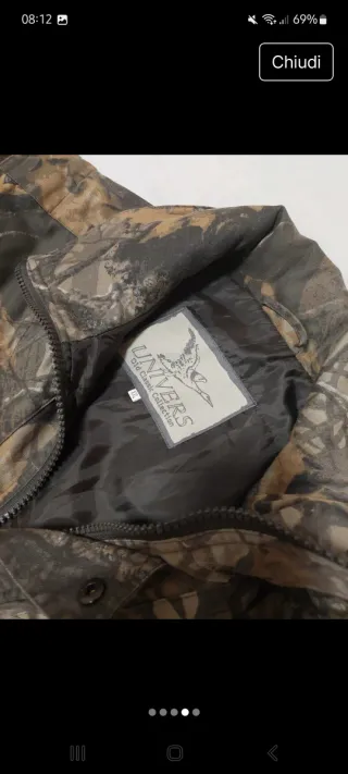 Giacca mimetica uomo