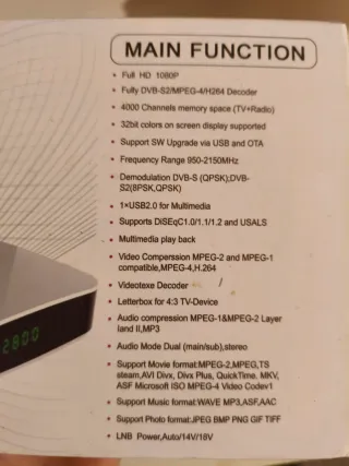 Tiger Ultimate K9 Plus 4K Receptor Digital