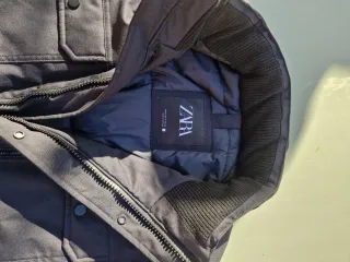 Chaqueta Zara Hombre Gris/negra