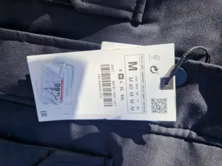 Chaqueta Zara Hombre Gris/negra