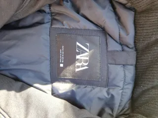 Chaqueta Zara Hombre Gris/negra
