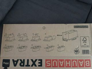 12 cajas de mudanza Bauhaus resistentes