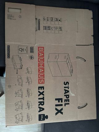 12 cajas de mudanza Bauhaus resistentes