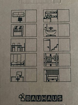 12 cajas de mudanza Bauhaus resistentes