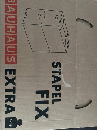 12 cajas de mudanza Bauhaus resistentes