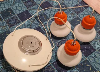 Lampadario Space Age Vintage Anni 60/70