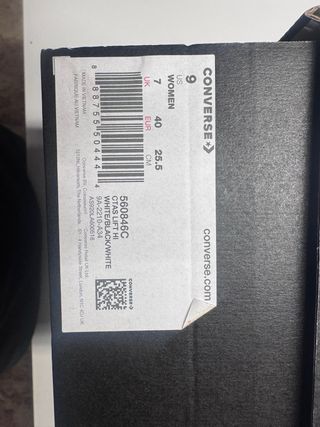 Converse Chuck Taylor All Star Mujer Blancas