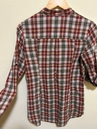 Camisa cuadros Bershka entallada