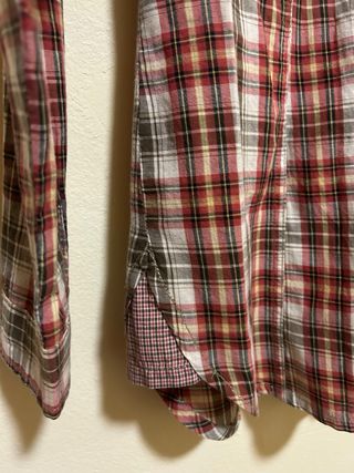 Camisa cuadros Bershka entallada