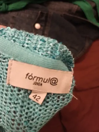 Jersey lentejuelas turqusa