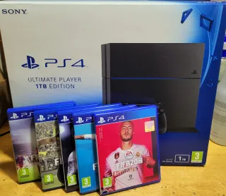 PS4 Ultimate Player 1TB + Juegos FIFA
