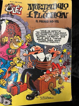 7 cómics varios años 90 aproximadamente