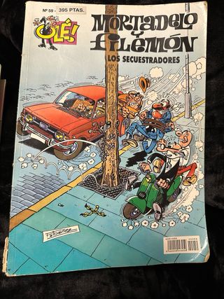 7 cómics varios años 90 aproximadamente