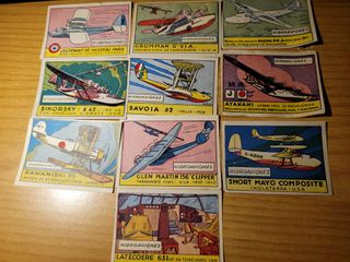 Cromos Hidroaviones Segunda Guerra Mundial