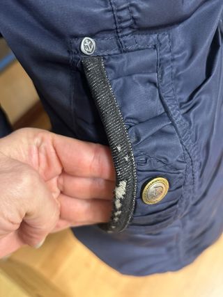 Abrigo azul talla M para nieve y frío