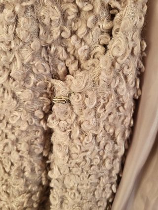 Cappotto Boucle MAY Beige Taglia Unica
