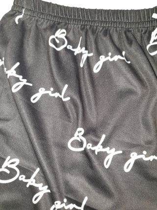 Pijama corto mujer negro Talla M (SIN ESTRENAR)