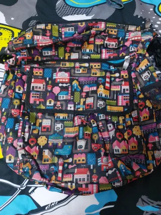 Bolsa para sillita de bebé con cambiador