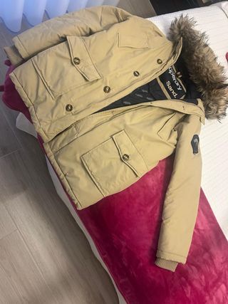 Parka Superdry Hombre Beige Talla M