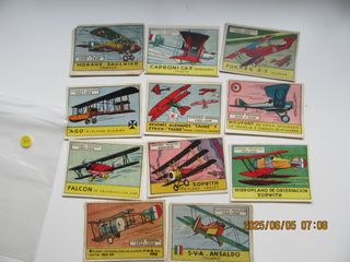 Cromos Aviones Guerra Mundial 1914-1918