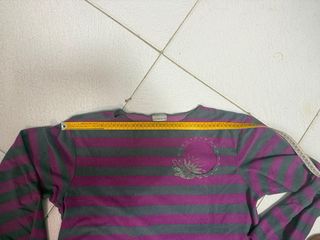 Pigiama donna OVS righe viola e grigio