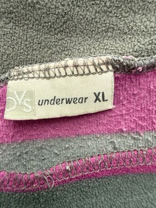 Pigiama donna OVS righe viola e grigio