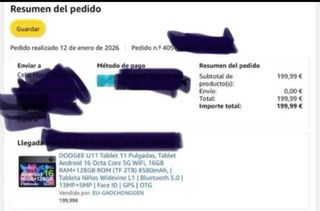 TABLET DOOGEE U11 Tablet 11 128GB 16GB RAM