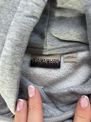 Sudadera Napapijri Explorer Gris y Roja