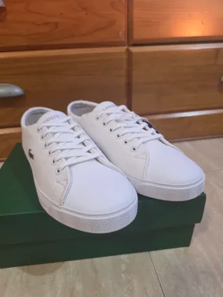 Zapatillas Lacoste Mujer Blancas