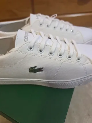Zapatillas Lacoste Mujer Blancas