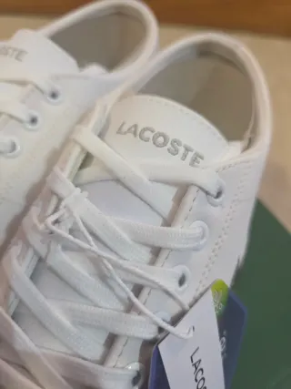 Zapatillas Lacoste Mujer Blancas