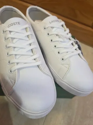 Zapatillas Lacoste Mujer Blancas