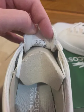 Zapatillas Lacoste Mujer Blancas