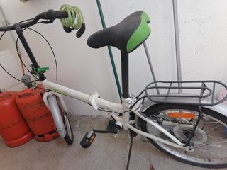 Bicicleta Plegable Blanca