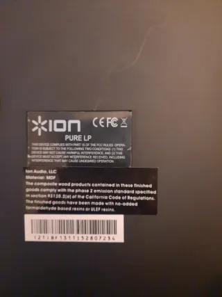 Tocadiscos ION Pure LP.