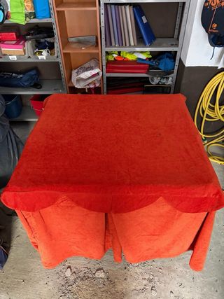 Mesa camilla cuadrada madera