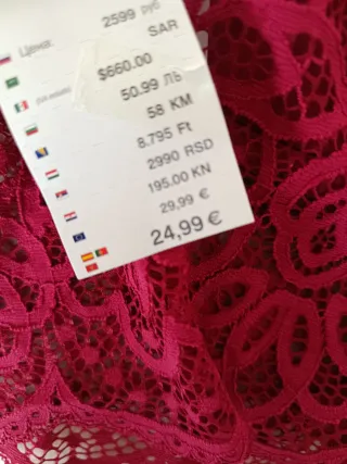 Top encaje Women'secret nuevo