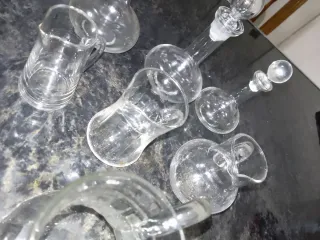 Juego Decantadores y Jarras Cristal