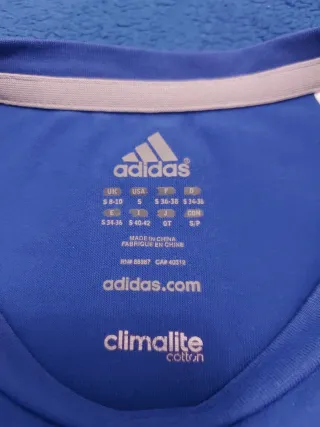 T-shirt Adidas blu unisex