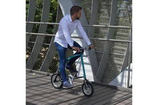 Bicicleta Plegable amarilla de diseño Ossby