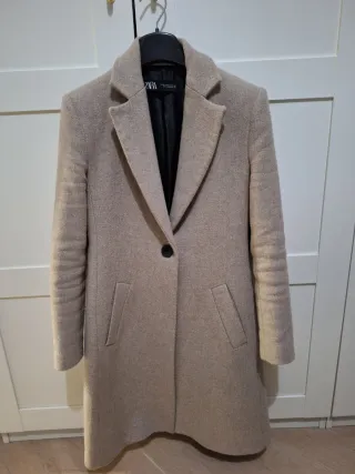 Cappotto Zara Beige Donna
