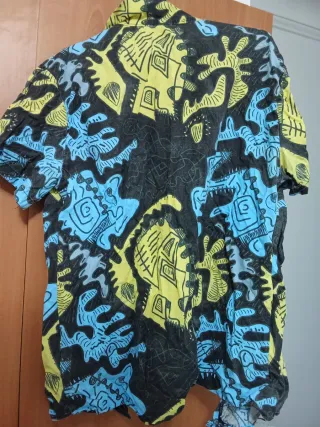 Camisa estampada multicolor