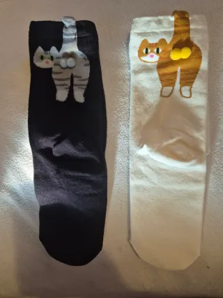 Calze divertenti con gatto