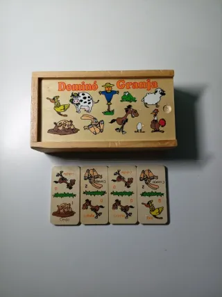Dominó Granja de madera